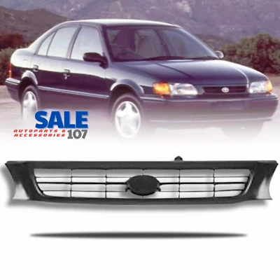 For 1995-1997 Toyota Tercel Sedan New Front Bumper Grille Black Upper Grill - Imagem 1 de 4