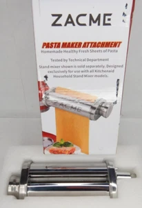 Accesorio de hoja de rodillo de pasta para batidora de pie KitchenAid pasta de acero inoxidable - Imagen 1 de 11