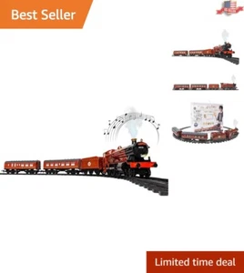 Hogwarts Express Bluetooth Toy Train Set w/ Smoke, Sound, and Tracks for Kids 4+ - Picture 1 of 17