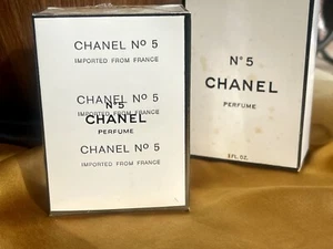 Vintage 50s *CHANEL No 5 PURE PARFUM 1 FL OZ - IMPORTED FROM FRANCE - Picture 1 of 10
