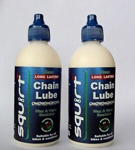Squirt - long lasting dry bike chain lube 2 x 120 ml - SPUS 2100 glo
