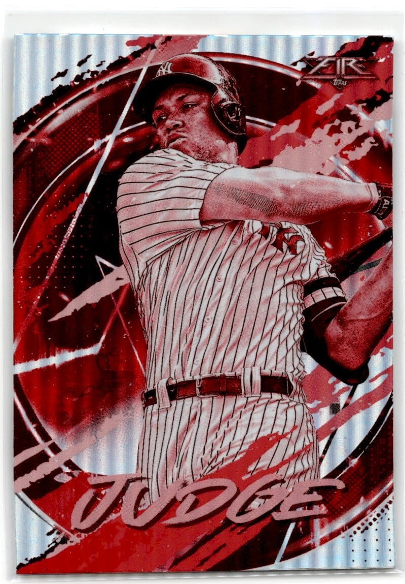 2020 Topps Fire Red Blaze Aaron Judge New York Yankees #33
