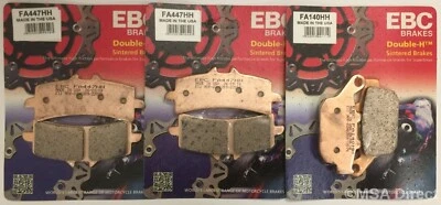 EBC Sintered FRONT and REAR Brake Pads Fits TRIUMPH DAYTONA 675R (2011 to 2012) - Image 1 of 4
