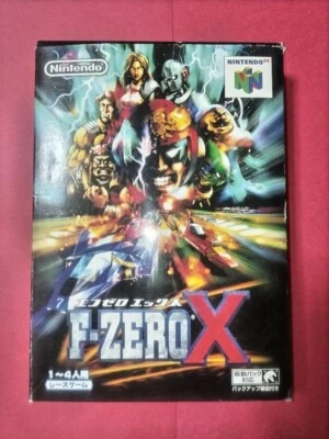 Nintendo 64 N64 F-ZERO X w/Box JP Edit Very Good GP - Image 1 of 4