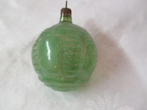 Vintage glass Christmas Ornament green Chinese Lantern #36 - Picture 1 of 2