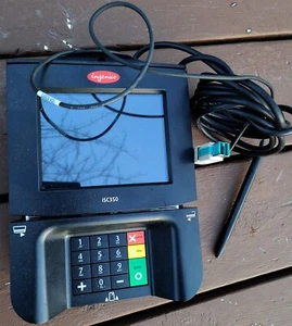 Ingenico iSC350 POS Debit Kreditkarte Chip Zahlungsterminal Signatur & 12V USB - Bild 1 von 1
