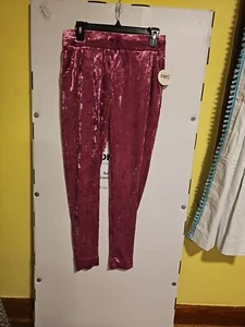 NWT Girls Size XL(14/16) Colorful Planet Pink Velour Joggers Comfy Pants - Picture 1 of 7