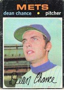 1971 Topps - Dean Chance #36 New York Mets- GD No Creases - Picture 1 of 2