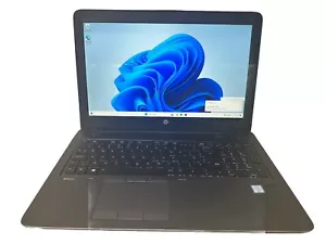 HP Laptop Windows 11 ZBOOK 15 G3 i7 6820HQ 8 GB 256GB NVIDIA Quadro M2000M READ - Picture 1 of 19