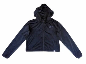 Echt Women's Black Activewear Sportswear Hooded Jacket - Size Large - Picture 1 of 10