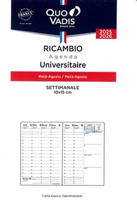 Ersatzkalender Quo Vadis Universitaire Wochenkalender 2025/2026 - Bild 1 von 1