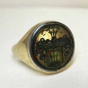 Wappen Siegelring mit Wappen 585 Gold Wappen Ring Gold / RG 54 / CU 311(83) - Bild 1 von 11