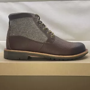 Olukai Stiefel Hualalai dunkles Holz Johannisbrot braun Leder Herren Größe 8 " - Bild 1 von 12