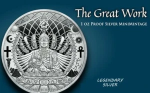 MiniMintage SILVER SHIELD 1 oz PROVA |2021| La grande opera - Apocaloptymist #2 - Foto 1 di 10
