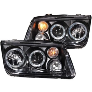 ANZO For 1999-2005 Volkswagen Jetta Projector Headlights W/ Halo Black (CCFL) - Picture 1 of 10