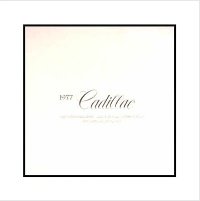 Vintage 1977 Cadillac Sales Brochure, Fleetwood, Coupe de Ville Z1 - Изображение 1 из 4