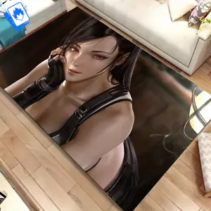 Tappeto Adult 120x160cm Sexy Girl Big Booty Big Boobs Anime Adult Tifa Aerith AC - Picture 1 of 6