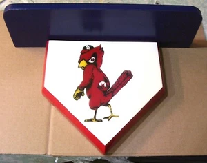 Cardinals Angry Bird Home plate display shelf - Picture 1 of 6
