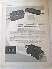1957 Aircraft Advert ROTAX ELECTRICAL STARTING SYSTEMS UNIVERSAL ACTUATORS SDMA