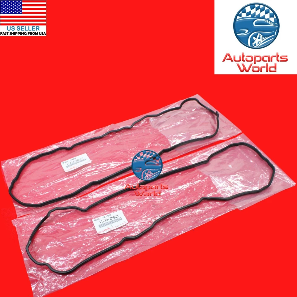 GENUINE OEM TOYOTA AVALON CAMRY HIGHLANDER SIENNA RX330 V6 VALVE COVER GASKETS - Image 1 of 1