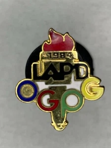 LAPD Olympic Summer Games Souvenir Lapel Pin Los Angeles 1984 OGPG Police - Picture 1 of 2