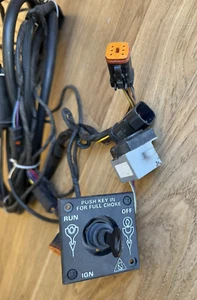 16’ OMC Bombardier Ignition Wiring Harness w/ Key Switch, Key Multi Guage ++ - Picture 1 of 11
