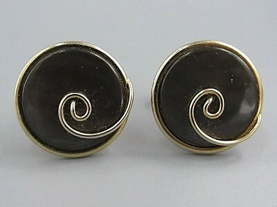 Gemelos de colección para hombre Art Deco malva madreperla bisutería N57 Foto 1 de 3