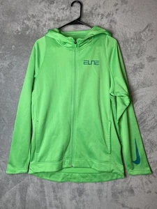 Chaqueta deportiva Nike M Dri-FIT Elite para hombre con capucha verde cremallera completa - Imagen 1 de 5