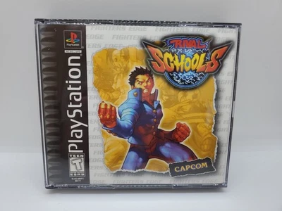 Rival Schools (Sony PlayStation 1, 1998) CIB completo con manual y reg usado en excelente estado Foto 1 de 4