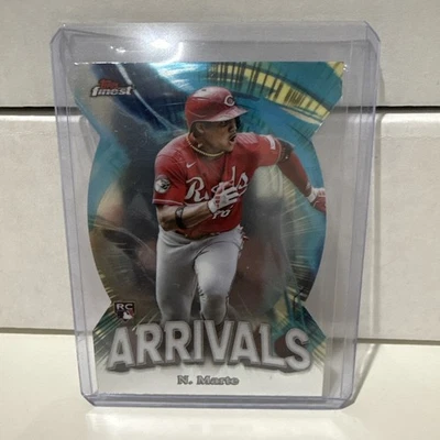 2024 Topps Finest - Arrivals Noelvi Marte #A-10 (RC) - Image 1 of 2