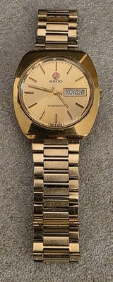 Reloj Rado Companion - 17 Joyas Hecho en Suiza - Fecha Original Día - 38mm - Raro Foto 1 de 4