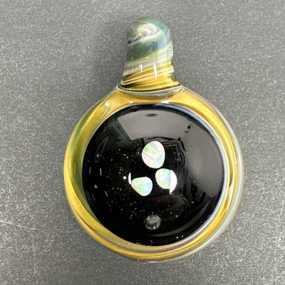 Colgante hecho a mano arte vidrio ópalo racimo soplado a mano borosilicato embriagador colgante cuentas Foto 1 de 4