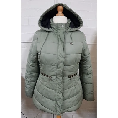 Papaya Hooded Puffer Jacket Size 14 - Imagem 1 de 4