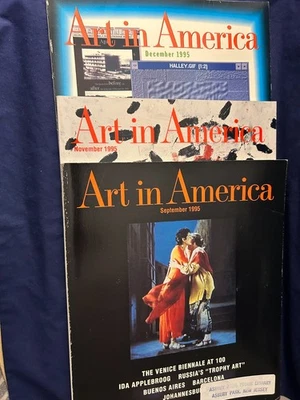 Art in America Magazine 1995 3 issues Sept, Nov, Dec. - Image 1 of 4