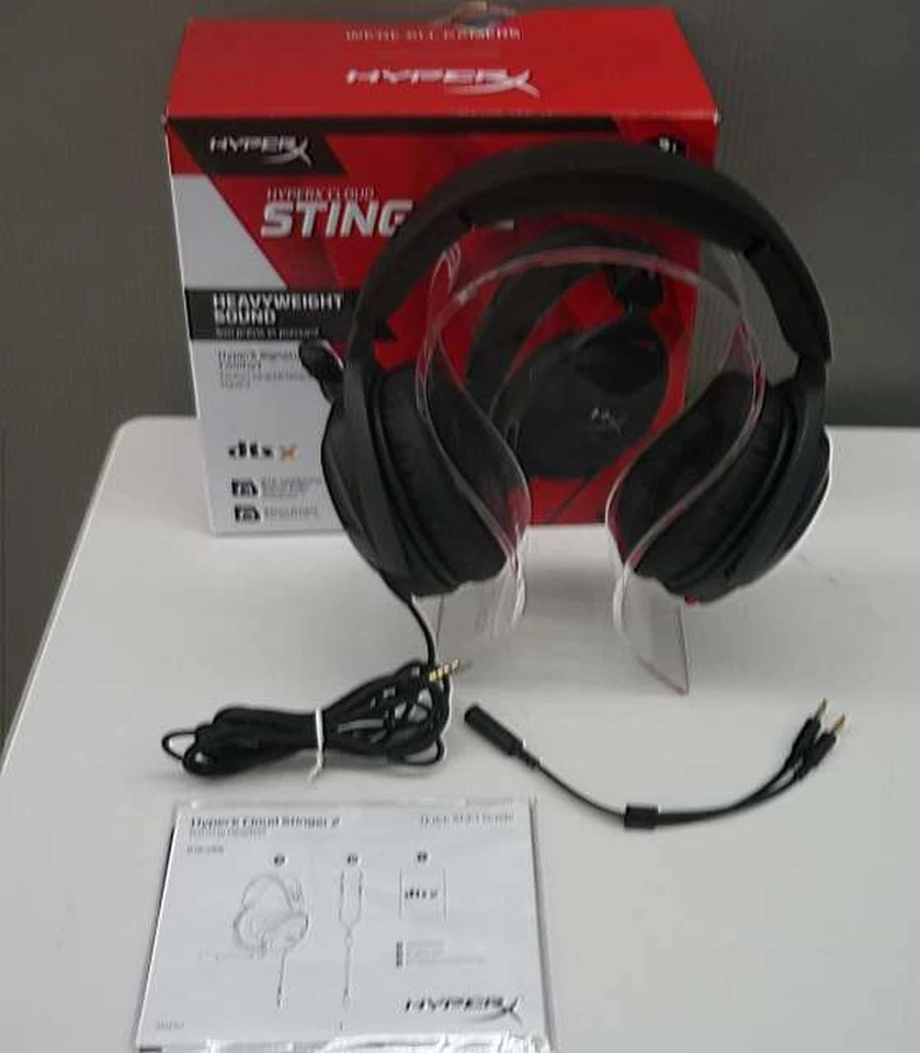 HyperX Stinger 2 Wired Gaming Headphones Over-Ear Mini Plug with Mic - Image 1 of 1