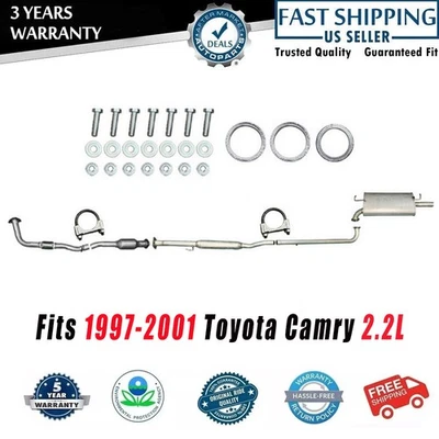 Sistema de escape completo para Toyota Camry 1997-2001 2,2 L emisiones federales nuevo Foto 1 de 4