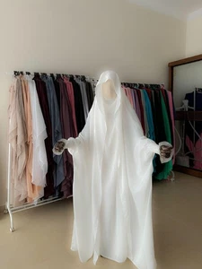 Saudi Jilbab Burka Schal Damen Abaya Burka Full Cover Frauen Hijab Mode - Bild 1 von 6