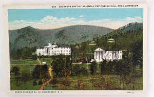 VTG 1930 RIDGECREST NC PC Aerial SOUTHERN BAPTIST ASSEMBLY  Buildings MINT - Picture 1 of 2