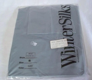 Wintersilks Long Sleeve, Turtleneck, Base Layer Top NIP Sz. XS Cloud - Blue Gray - Picture 1 of 3