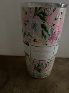 Lilly Pulitzer Travel 20 Oz Insulated Tumbler Via Amore Spritzer New - Picture 1 of 4