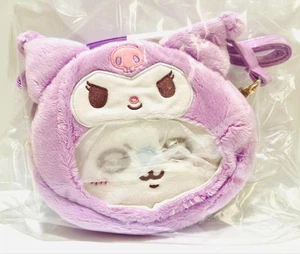 Bolso de hombro Chiikawa x Sanrio Kuromi Momonga de felpa 2025 - Imagen 1 de 2