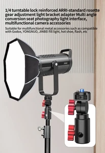 Tripod stand holder Adapter Base camera Phone mounting bracket for Camera Phone - Imagen 1 de 28