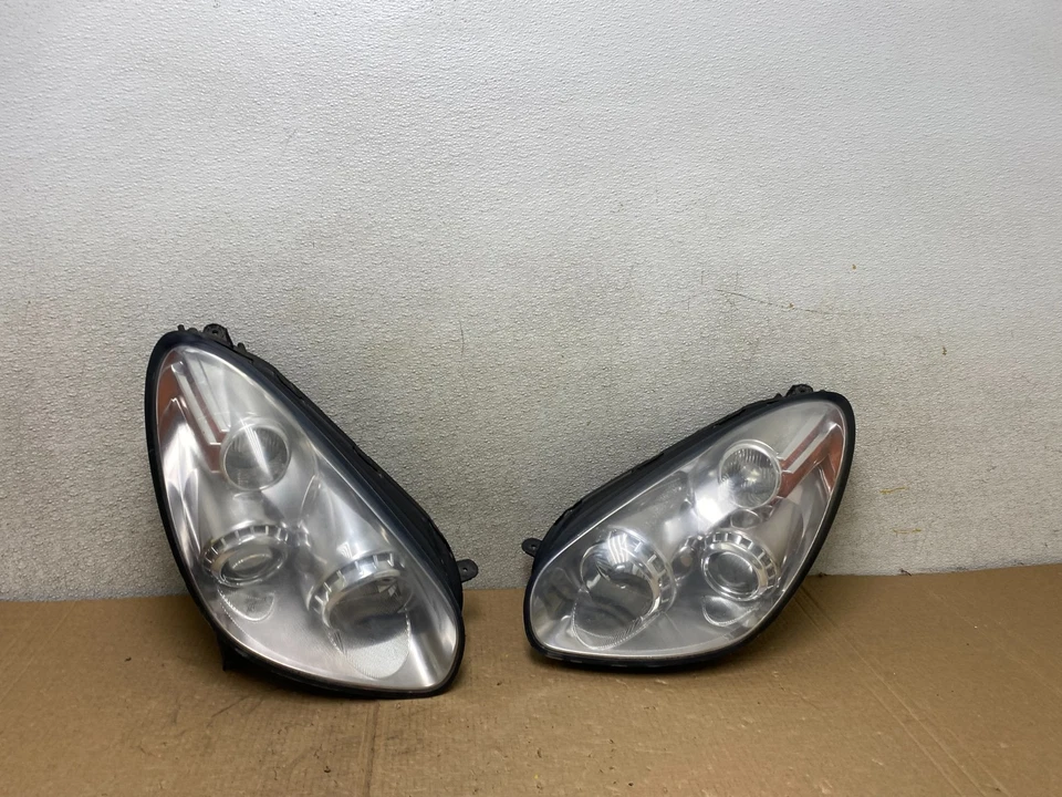 2006 - 2007  Subaru Tribeca B9 Left+Right Side Halogen Headlights OEM V1263 DW Foto 1 de 4
