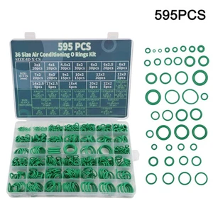 595PCS Air Conditioner O-Ring Kit 36 Sizes Sealing Rubber O-Ring Combination Set - Picture 1 of 15