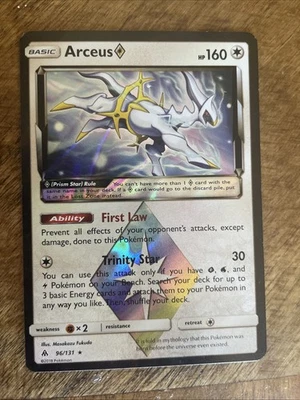 Arceus 96/131 Pokémon Forbidden Light Prism Rare TCG LP - Image 1 of 2