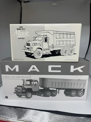 Caminhão basculante Boston Sand & Gravel Mack 1960 B-61 modelo 19-2016 19-2526 R 1st Gear - Imagem 1 de 4