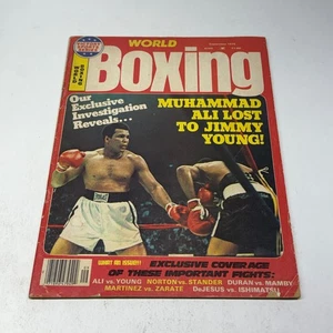 World Boxing Magazine September 1976 Muhammad Ali Lost to Jimmy Young Cover - Picture 1 of 2