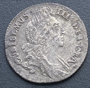 1696 William III Silver Sixpence Coin Lot D11 - Picture 1 of 5