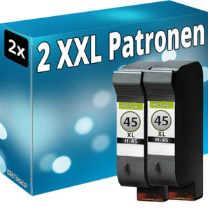2x REFILL für HP 45 DeskJet 1220c 6122 6127 9300 930c 932c 950c 959c 970cxi 995c - Bild 1 von 5