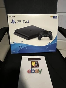 Brand New Sony PlayStation 4 Slim 1TB Jet Black Console - Picture 1 of 5